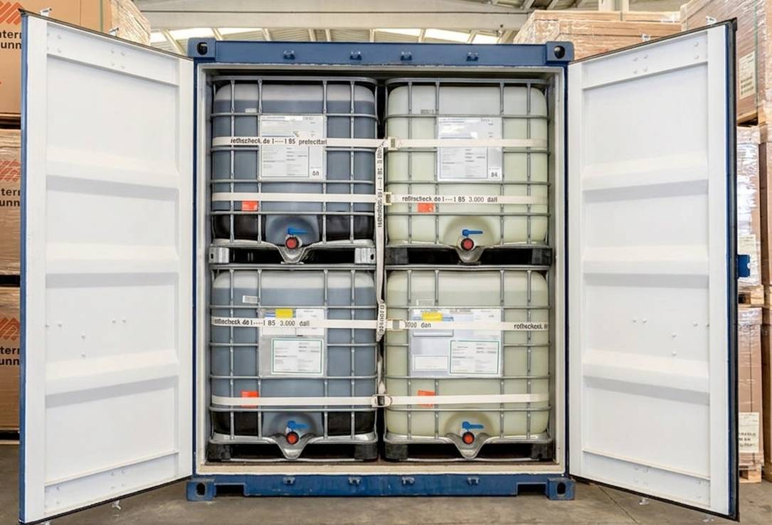 sistemas de trincaje adecuados para el interior del contenedor marítimo